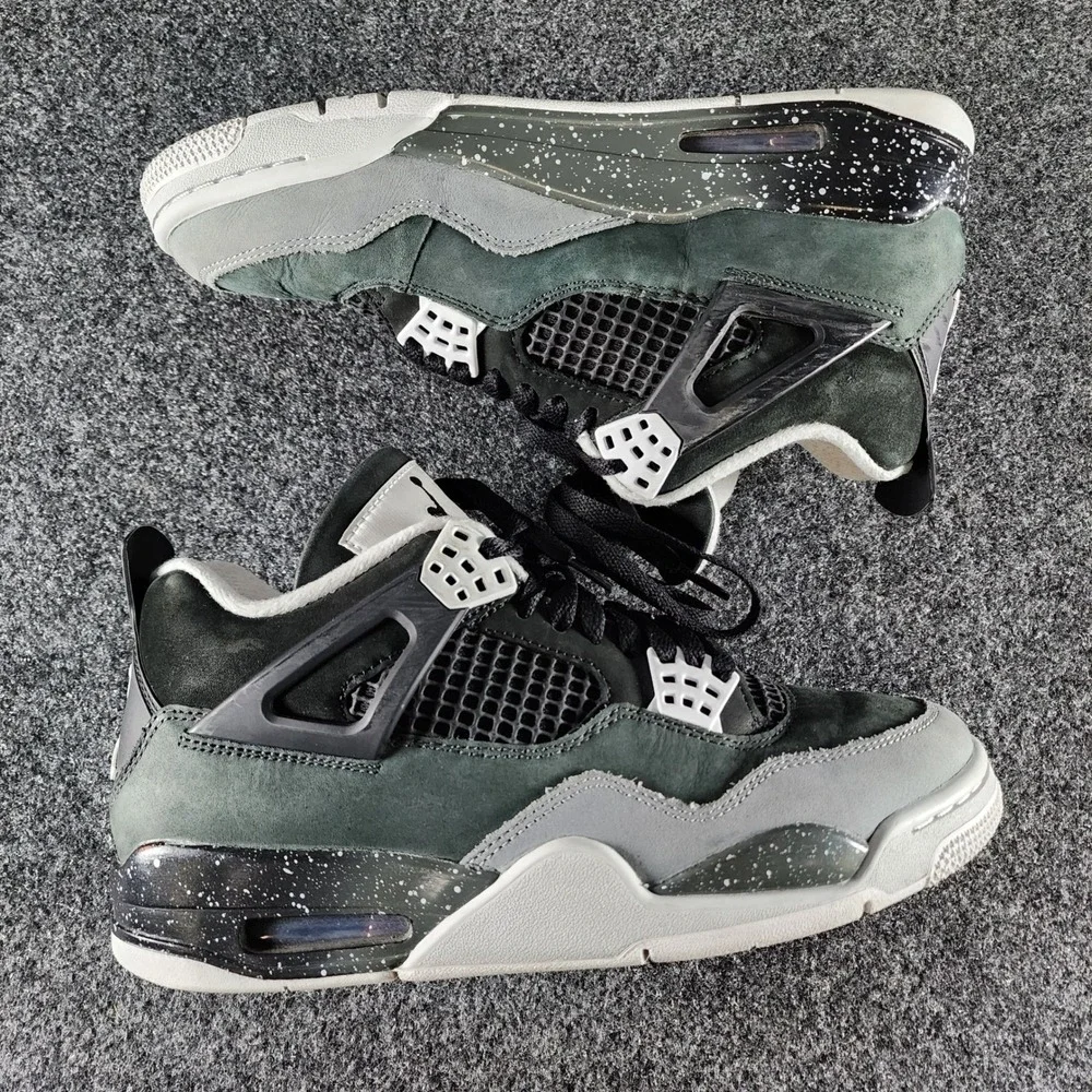 Air Jordan 4 Retro SE Fear 2024 Black White Cool Grey FQ8138-002 Mens Size 8
